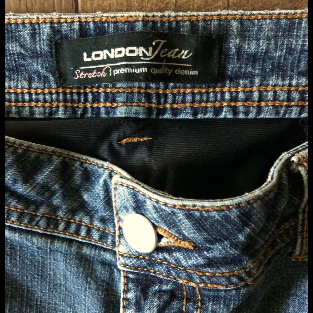 Victoria’s Secret VTG 90's mid rise booty lift panel boot cut jean Size 6/32.5 - Picture 7 of 11